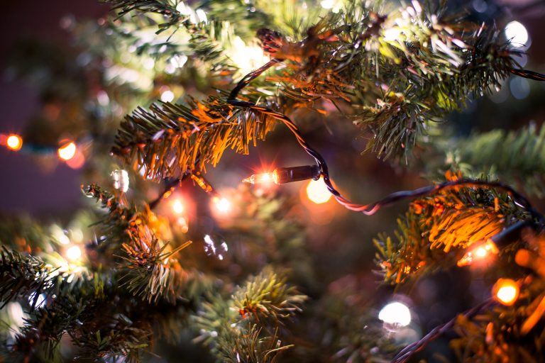 sapin de noel guirlande lumineuse